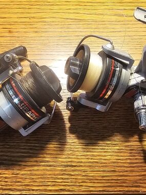 Vintage Ryobi SX3n Silver Cloud Fishing Reels